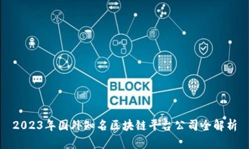 2023年国外知名区块链平台公司全解析